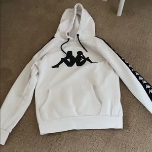 White Kappa sweatshirt.